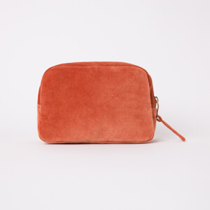 Elizabeth Scarlett Sun Goddess Rust Makeup Bag